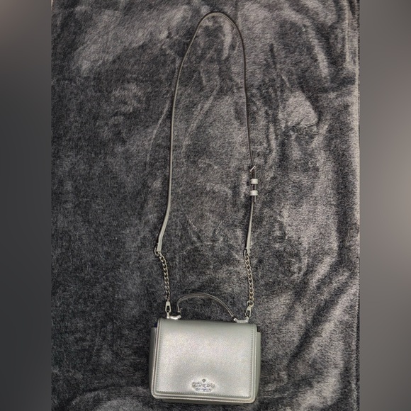 Kate Spade Silver Mini Crossbody Bag - Picture 2 of 11